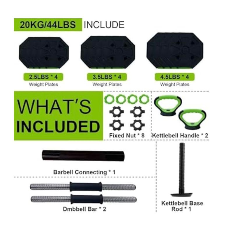 44lbs Adjustable Weight Set