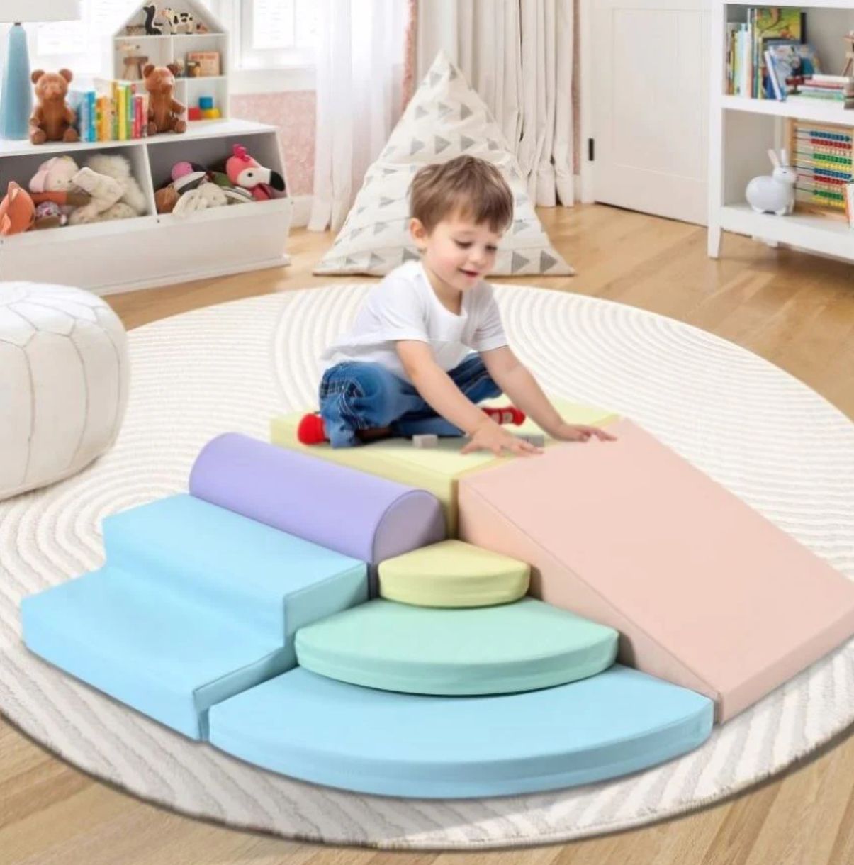 7 piece foam climbing set