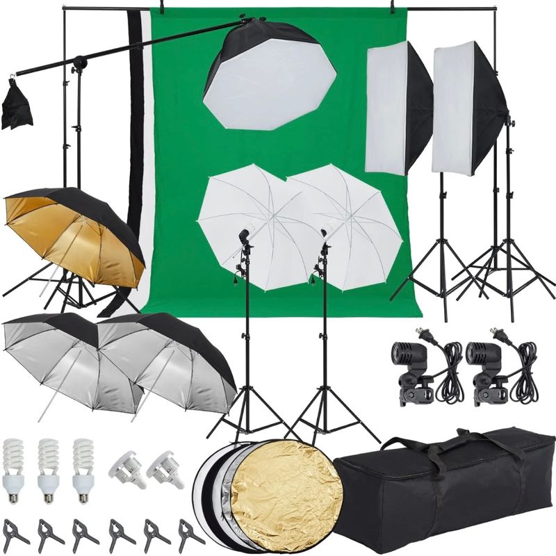 8.5ftx10ft Photography Kit with Backdrops