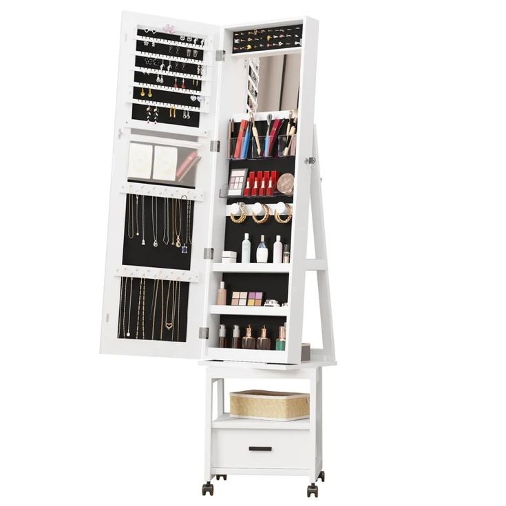 360° Swivel Jewelry Cabinet
