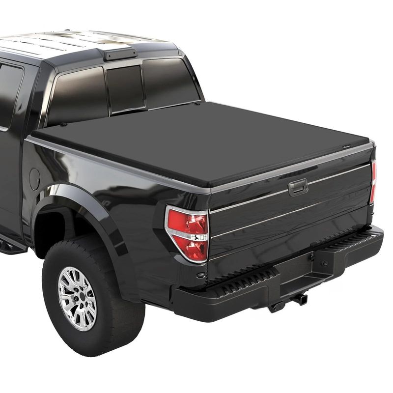 Soft Tri-fold Tonneau Cover 09-14 Ford F150 6.5ft