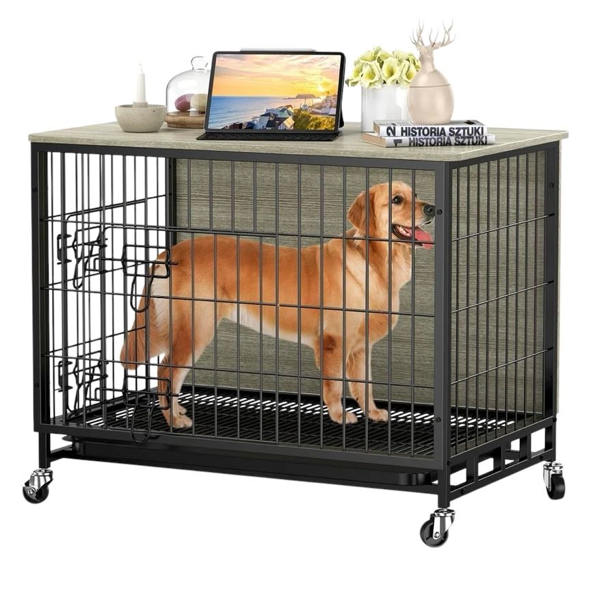 38.6” Dog Crate Furniture