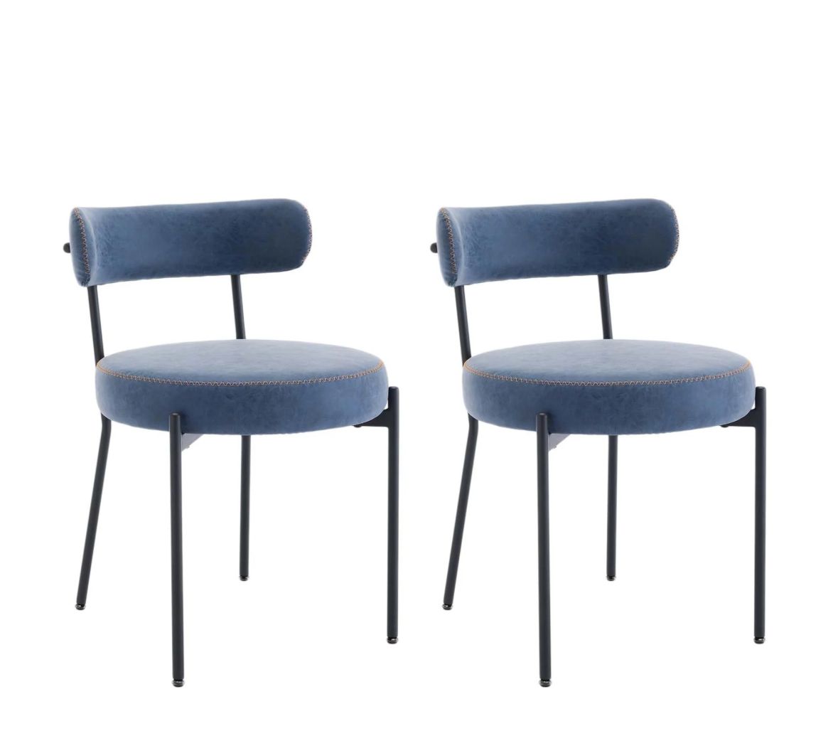 Mid century dining chairs set of 2