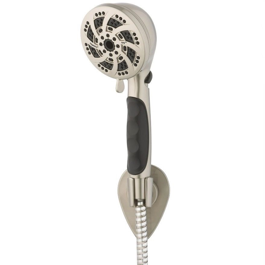 Oxygenics Fury RV Brushed Nickel Handheld Shower Head