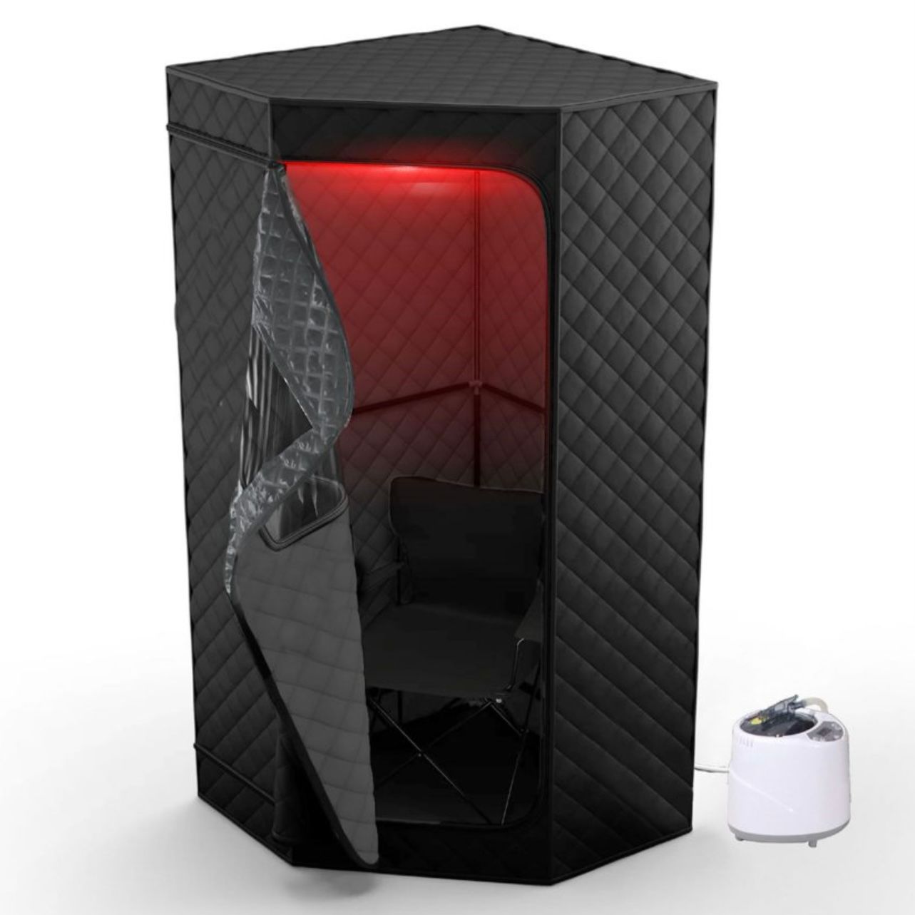 Therapod Portable Steam Sauna with Red Light Therapy