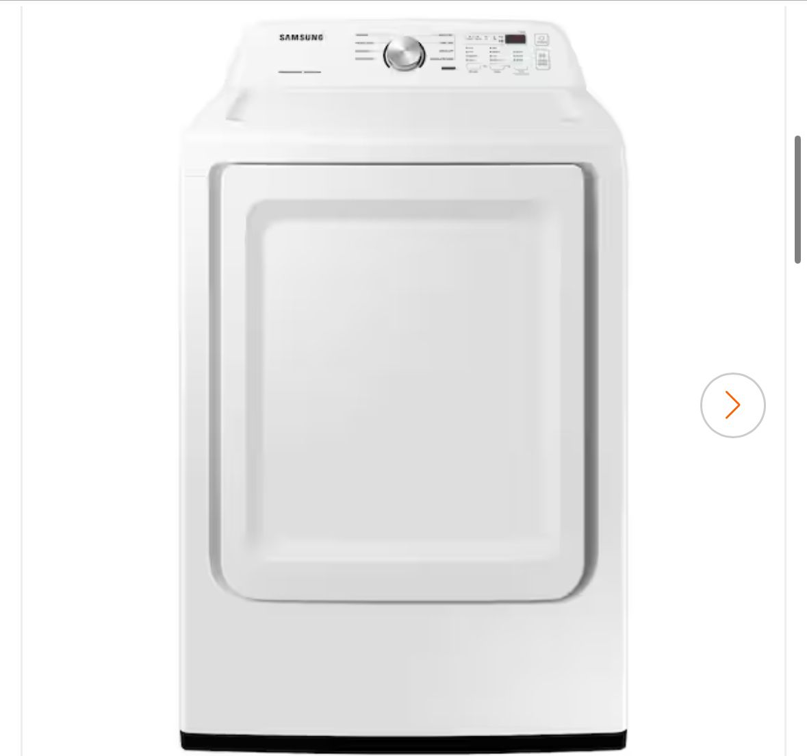 Samsung FL DRYER  7.2
