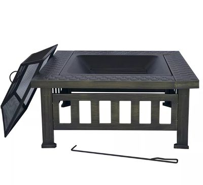 31.89&quot; Bali Wood Burning Fire Pit