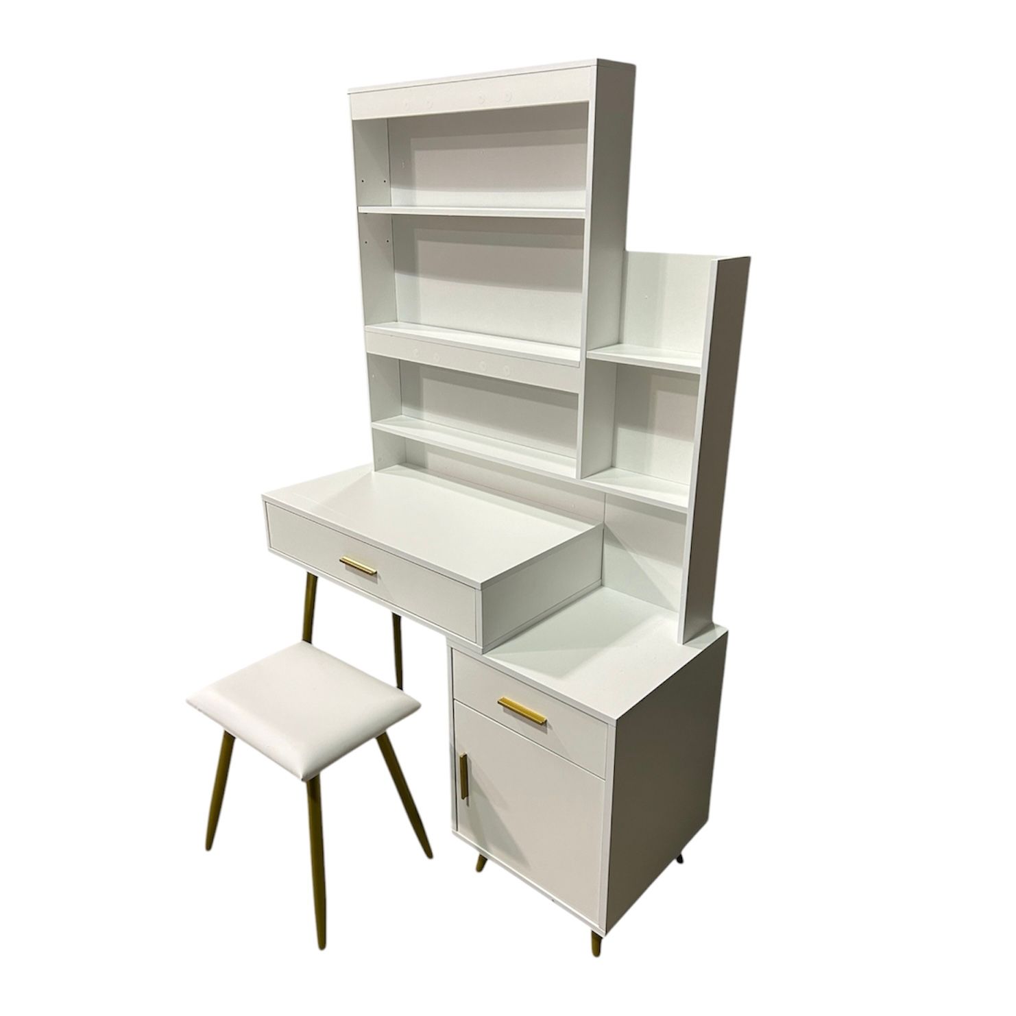 1 Piece Dressing Table with Stool