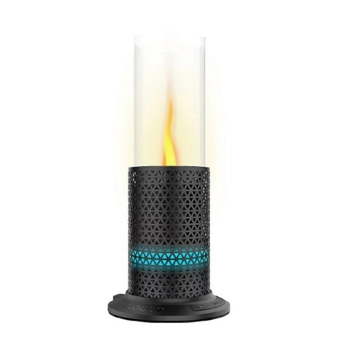 Fugoo Inferno Bluetooth Speaker and Real Flame Lantern