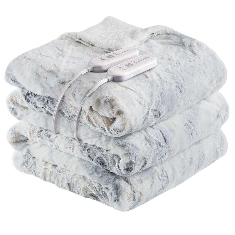 Caromio Heated Throw Tie Dye 84x90
