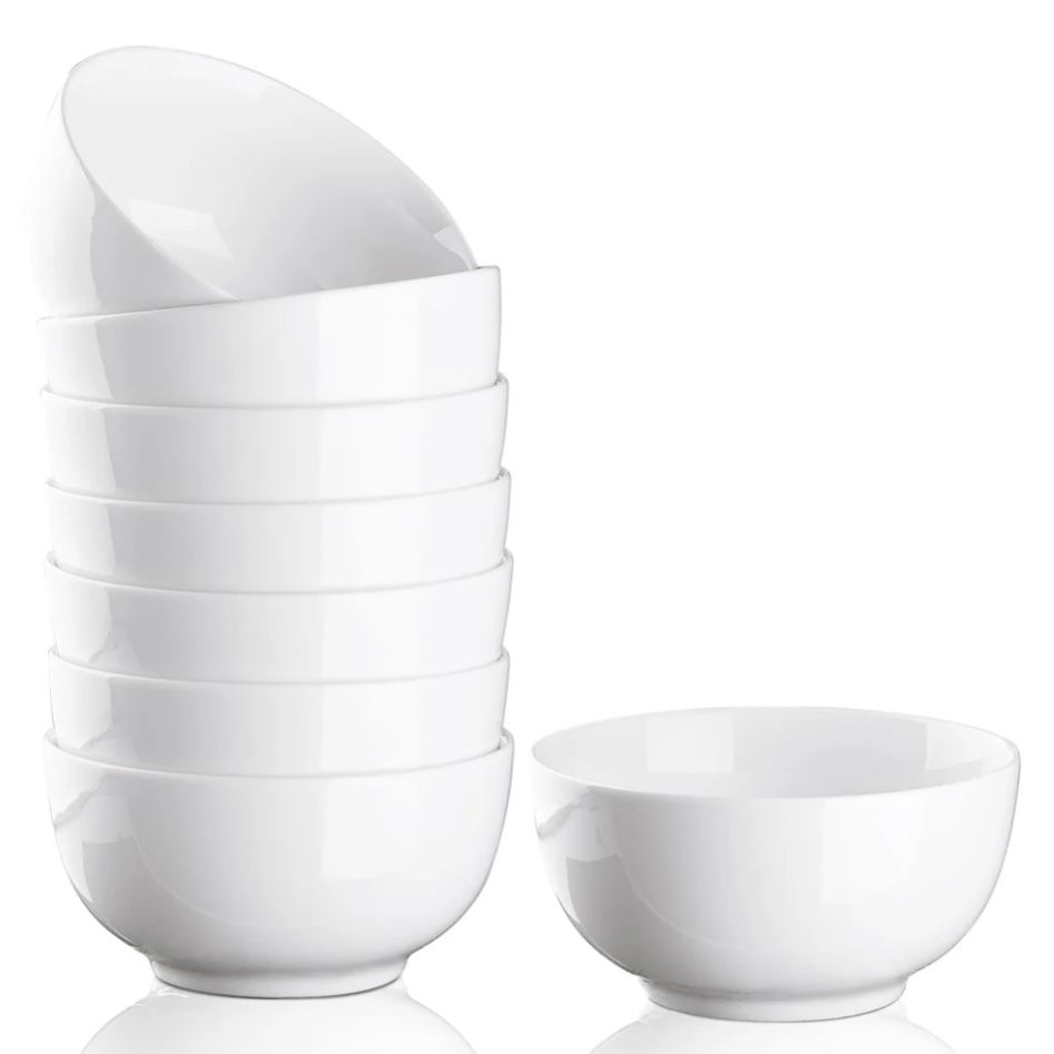 8pc Porcelain Bowl Set