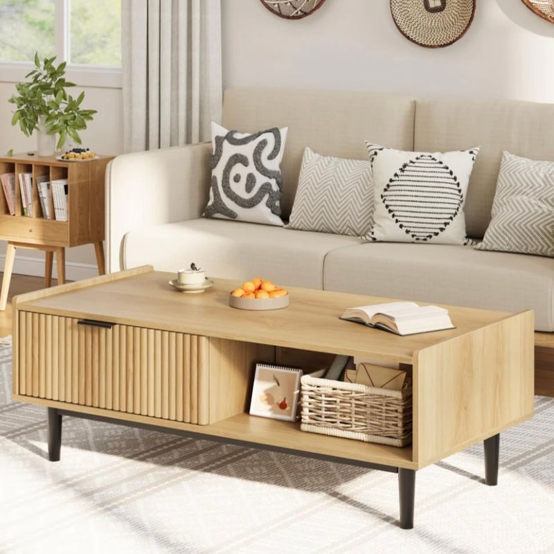 Center Coffee Table with Drawers