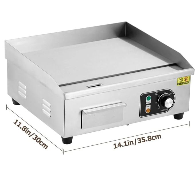Commercial grade Small electric griddle