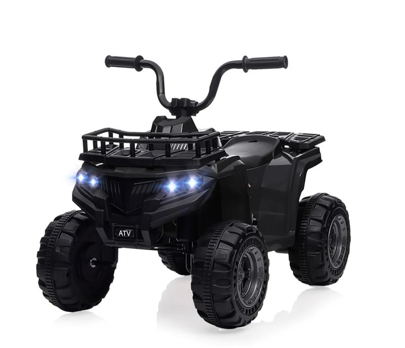 12v kids ride on four wheeler black