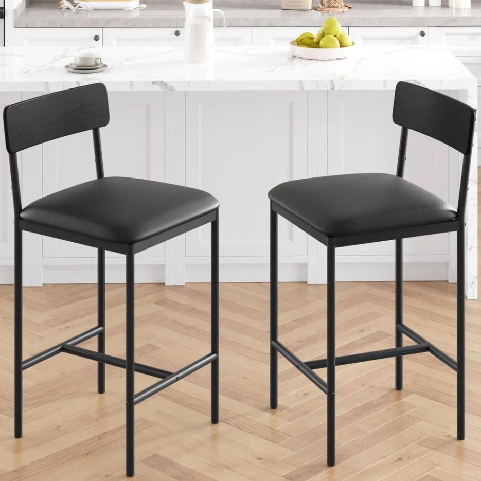 Bar Table Chairs Set of 2