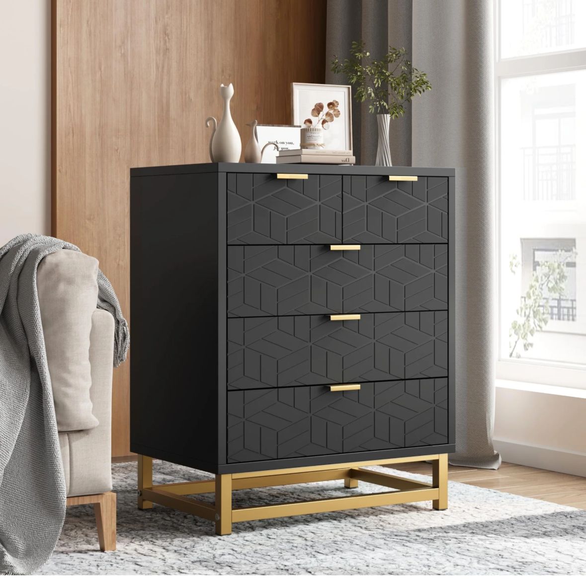 5 drawer dresser 31” tall