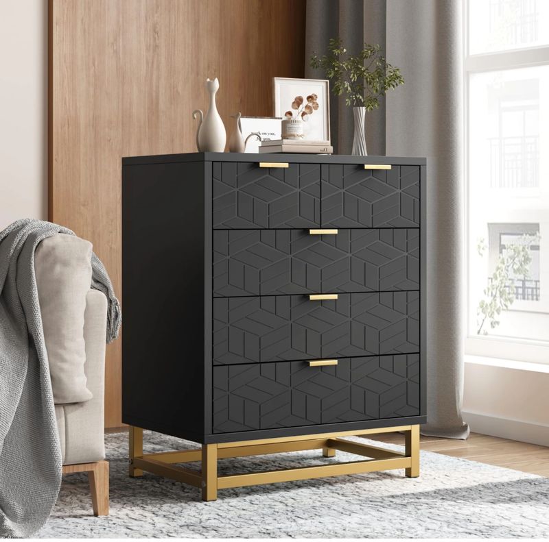 5 drawer dresser 31” tall