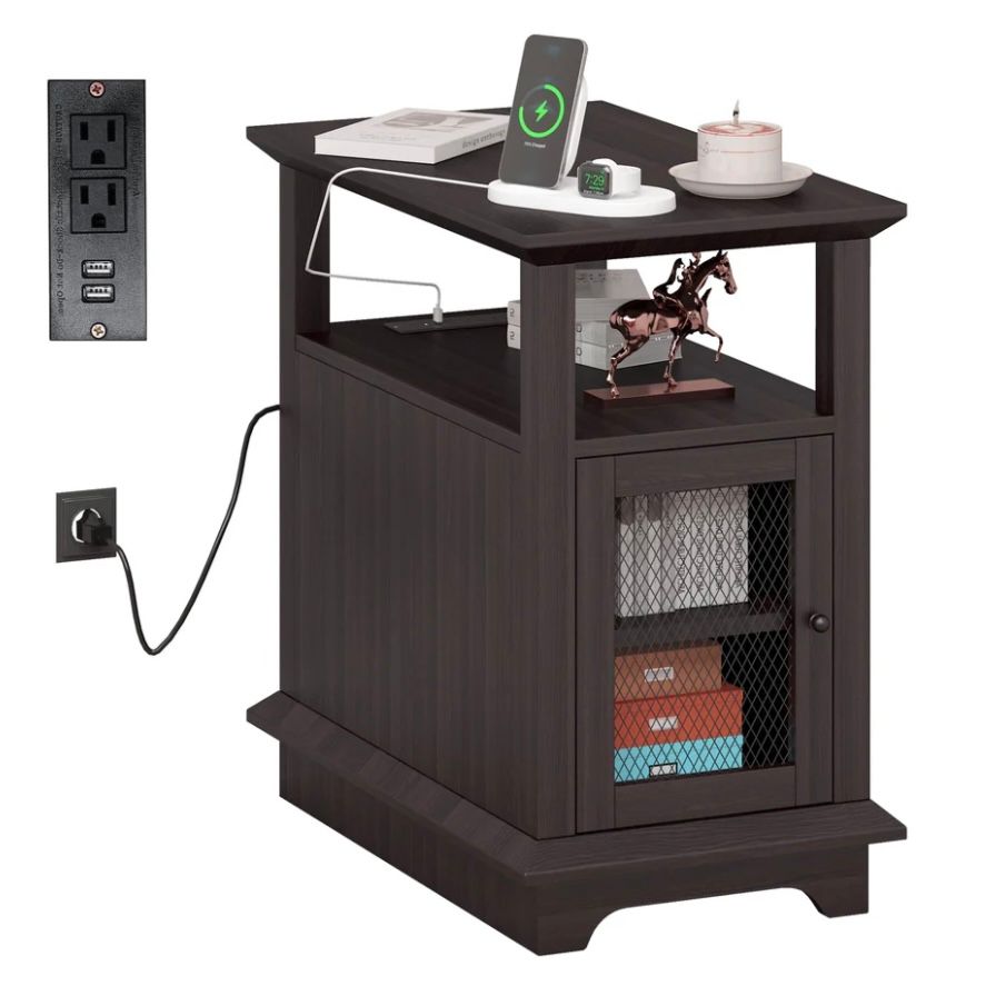 Nightstand with USB Ports