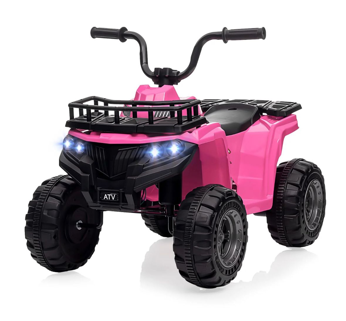 12v kids ride on four wheeler - pink
