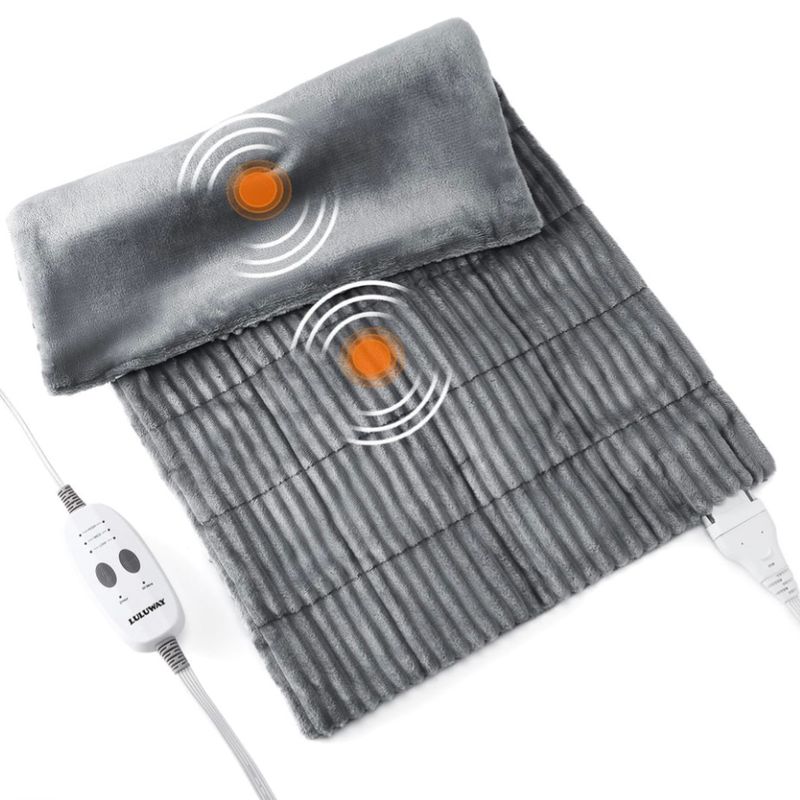 Weighted Heating Pad with Massager
