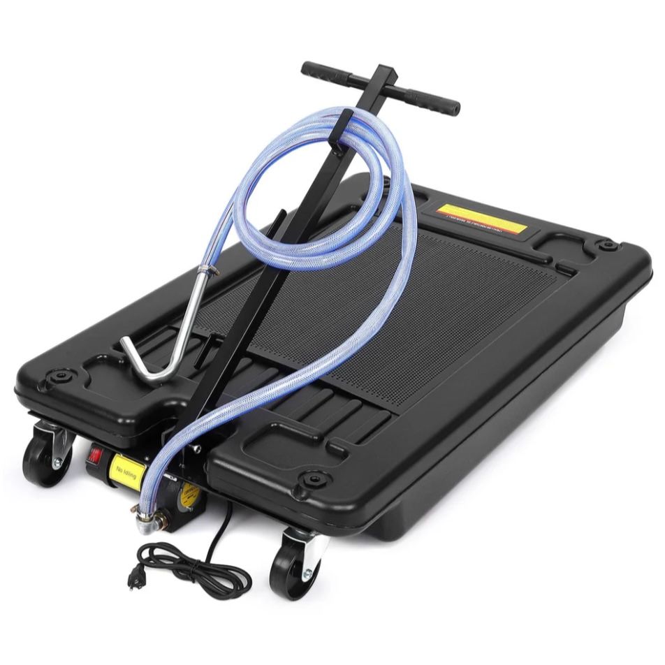 17 Gallon Low Profile Oil Drain with Electric Pump
