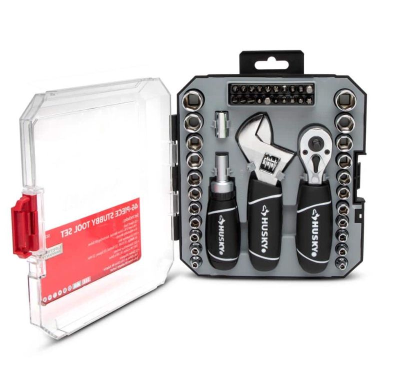 Husky 46 pc stubby tool set
