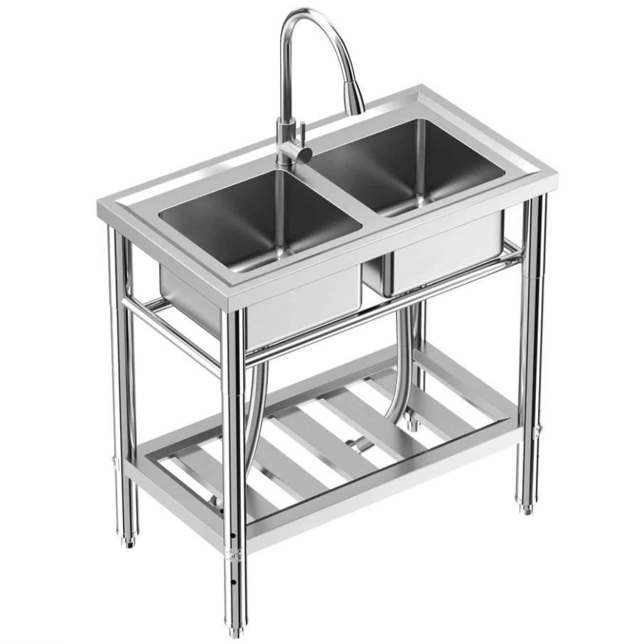Stainless Steel Utility Sink 11x18x30”