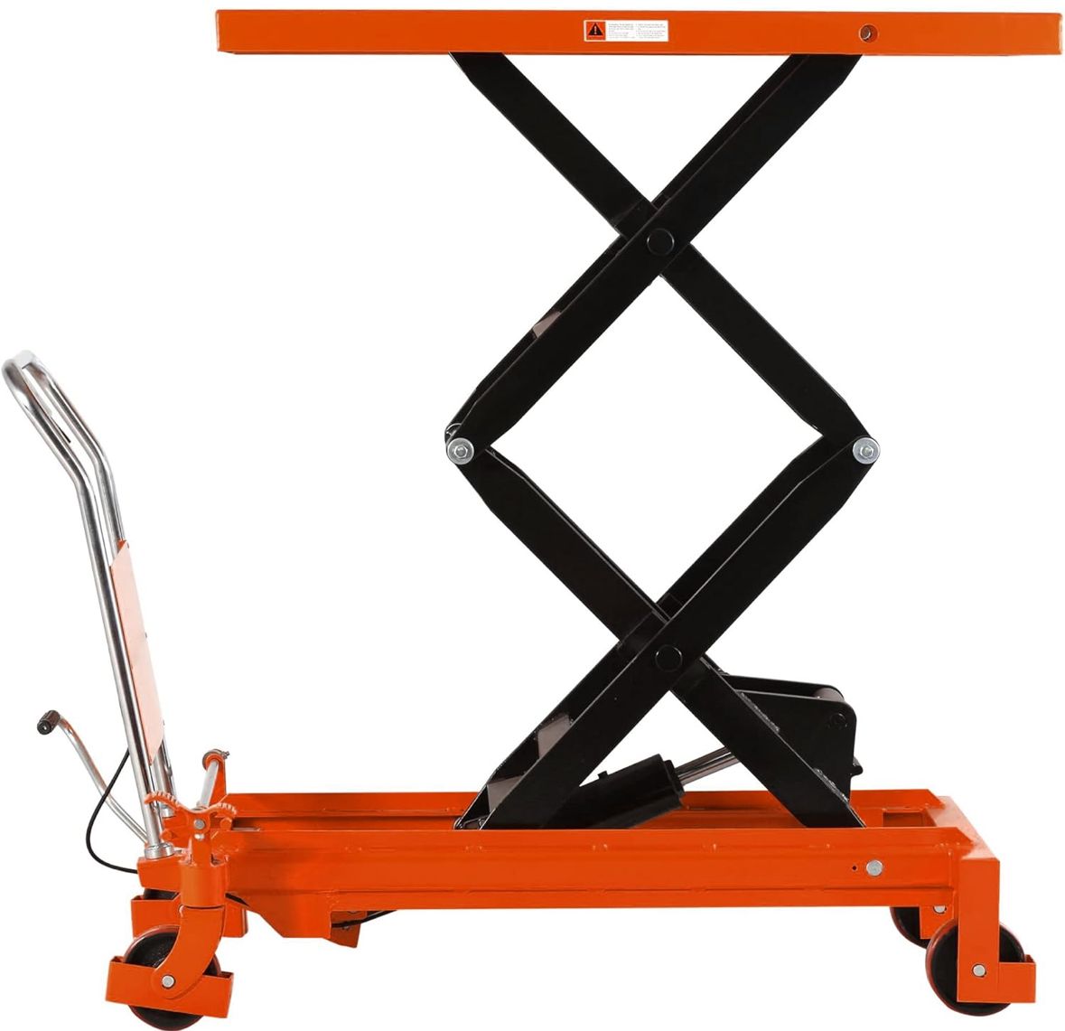 Hydraulic lift table cart 330lbs cap