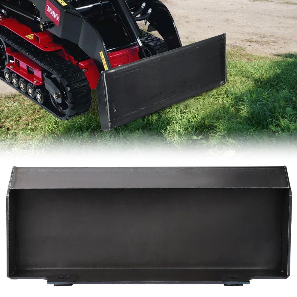 1/4&quot; Quick Attachment Mount Plate Mini Skid Steer 1/2&quot; Thick Inserts