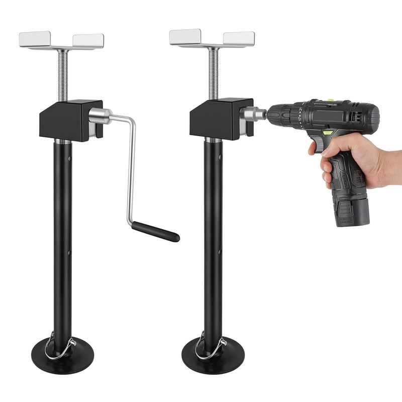 2 Pack Slide-Out Stabilizer Jack, 5,000lbs  21.06”-35.25”
