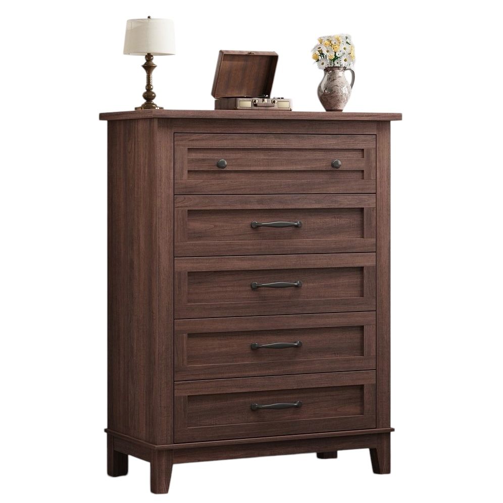 5 Drawer Wooden Dresser