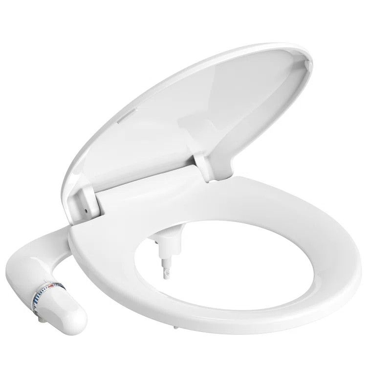 19” elongated bidet toilet seat