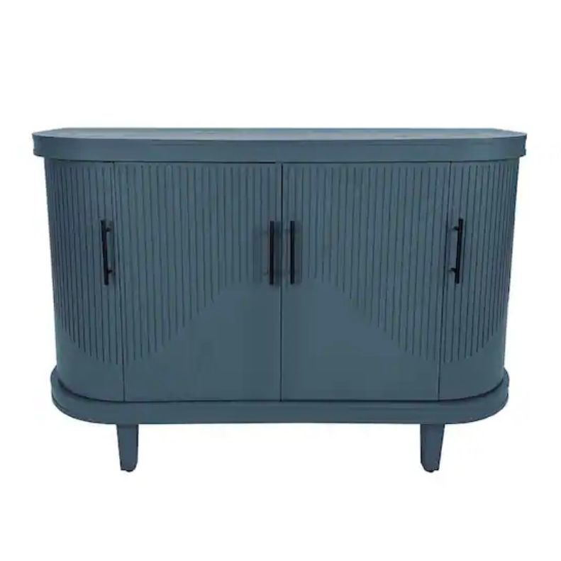 Blue Buffet Storage Cabinet