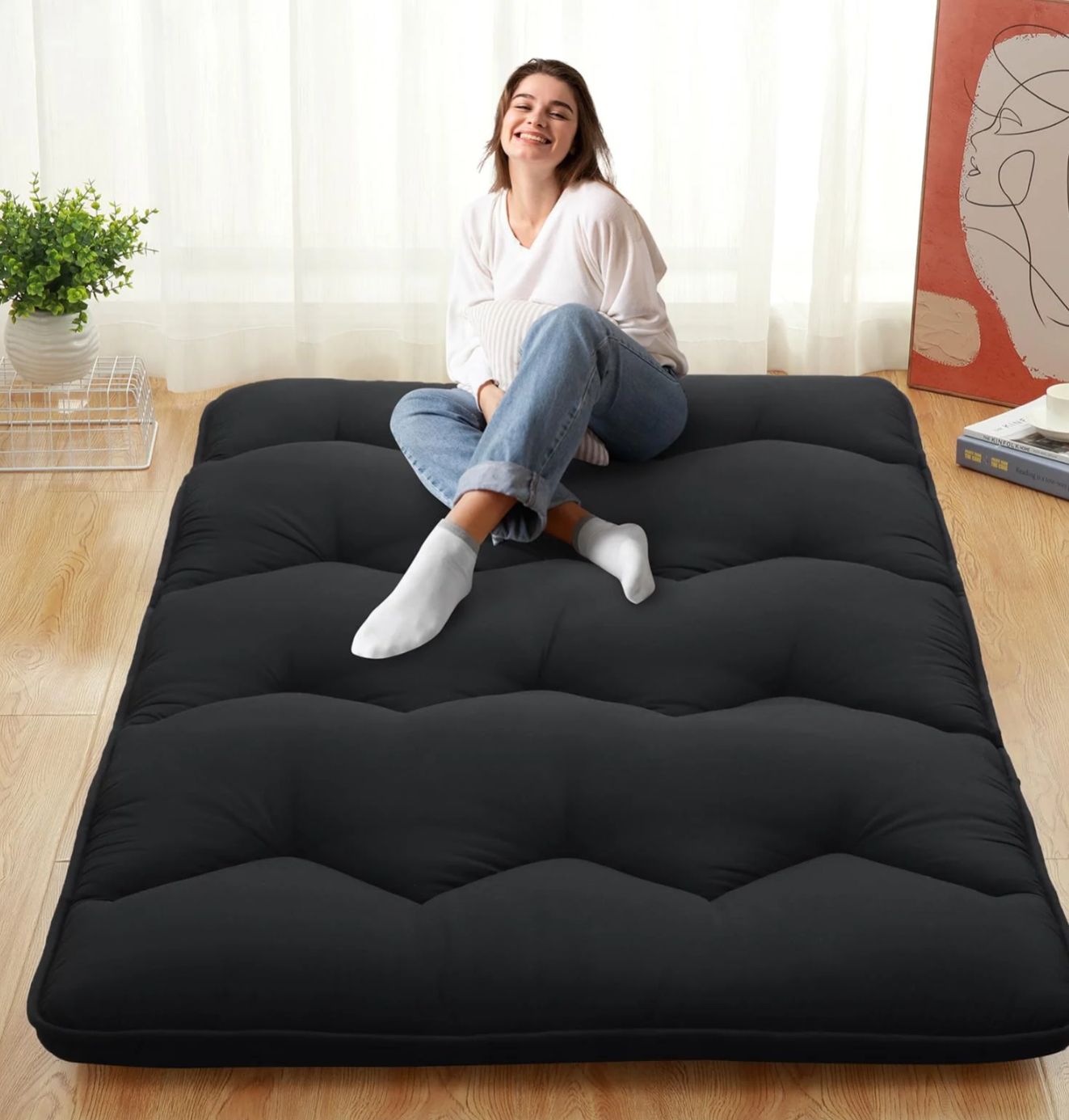 Futon Mattress, Twin Size Futon Floor Mattress 39x80