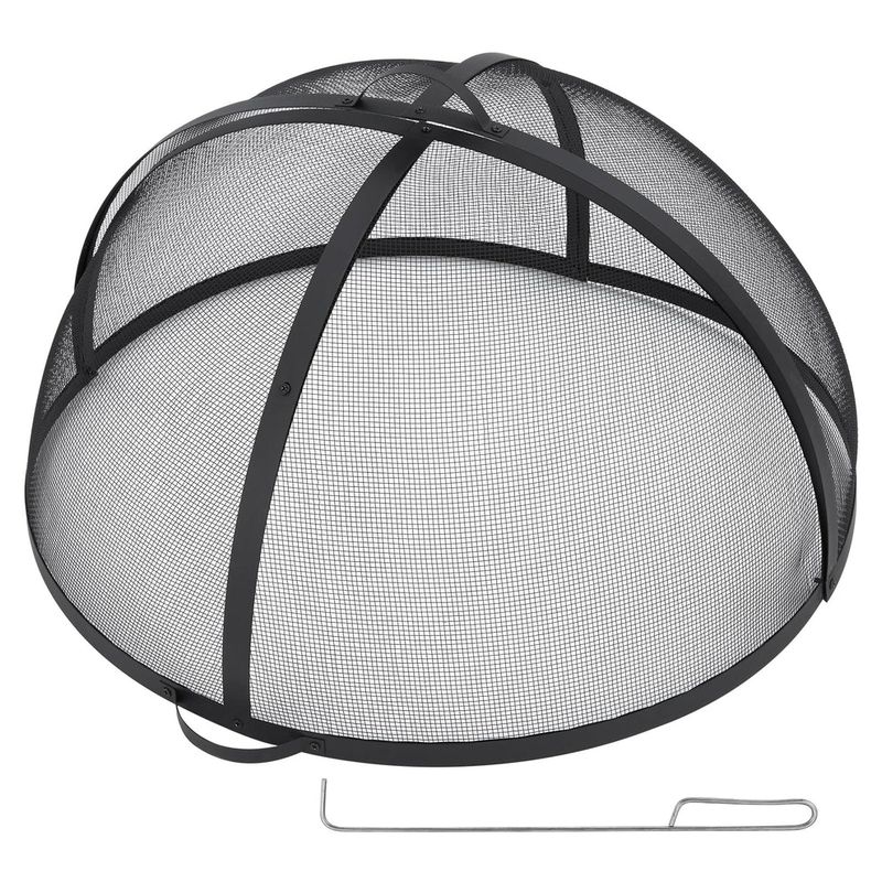 Outdoor Fire Pit Spark Screen Cover - 36"