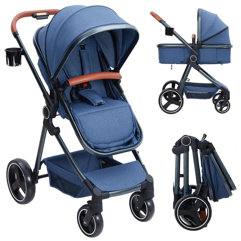2-in-1 Convertible Baby Stroller