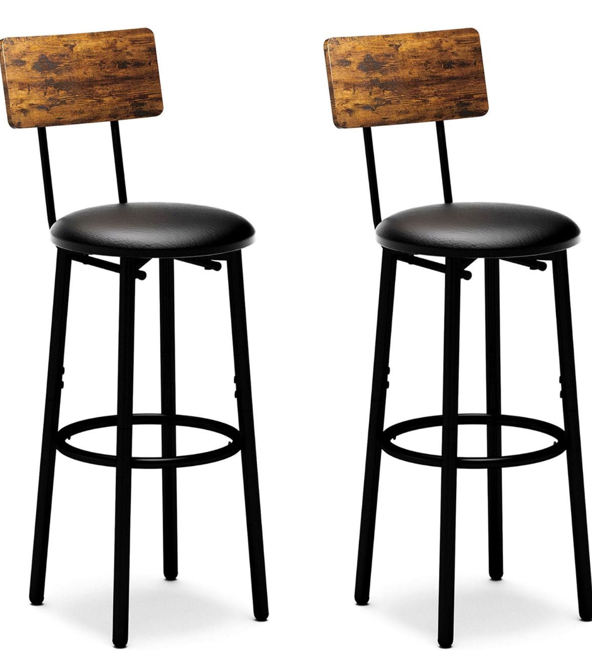 Counter height bar stools - set of 2