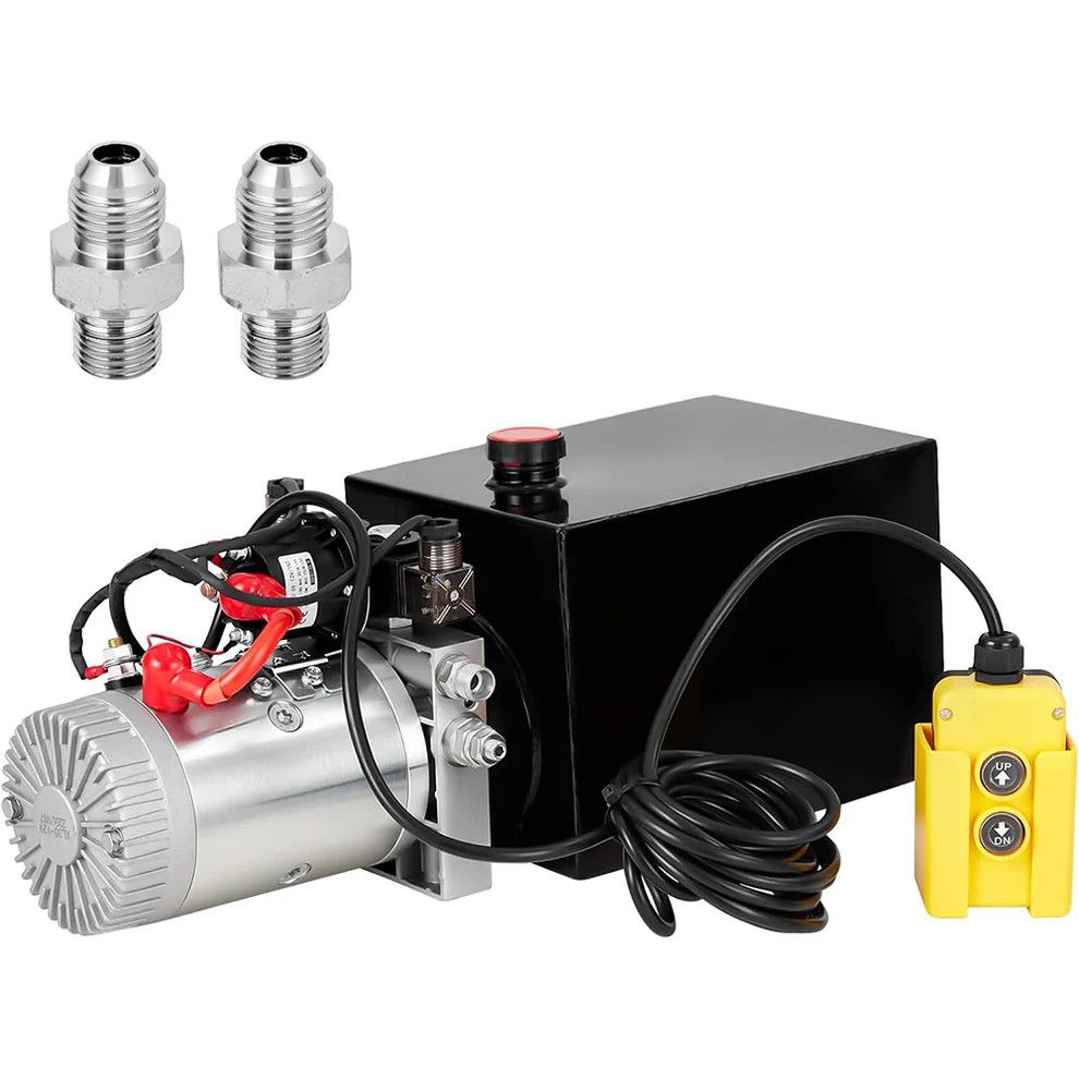 4 Quart Hydraulic Pump 12V Double Acting Hydraulic Power Unit