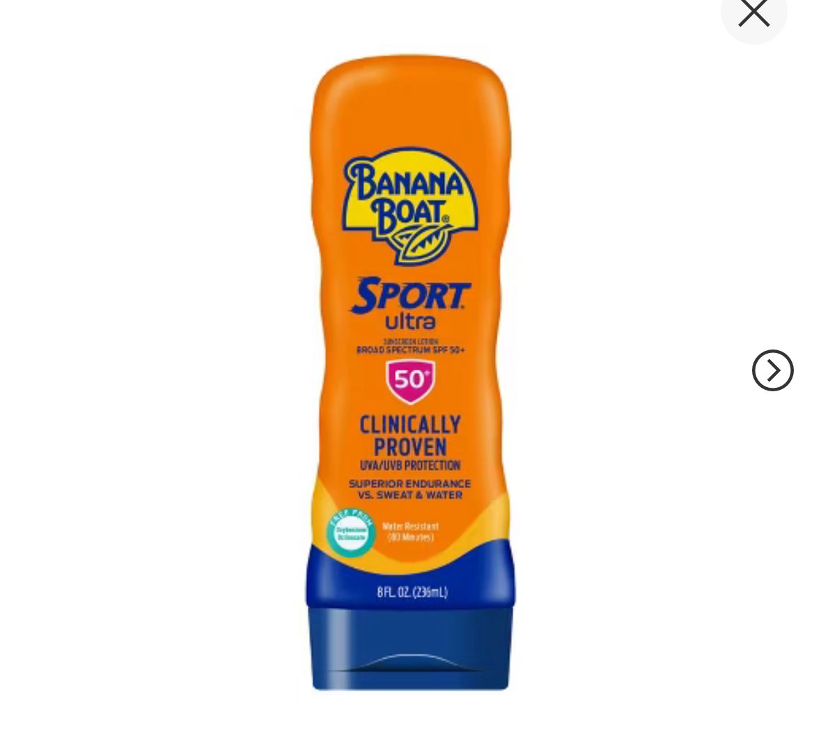 BANANA BOAT 8OZ SPF 30 SPORT SUNSCREEN