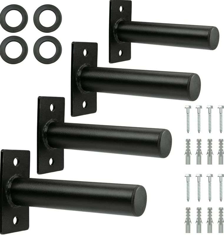 Wall mount weight plate holder 4 pk
