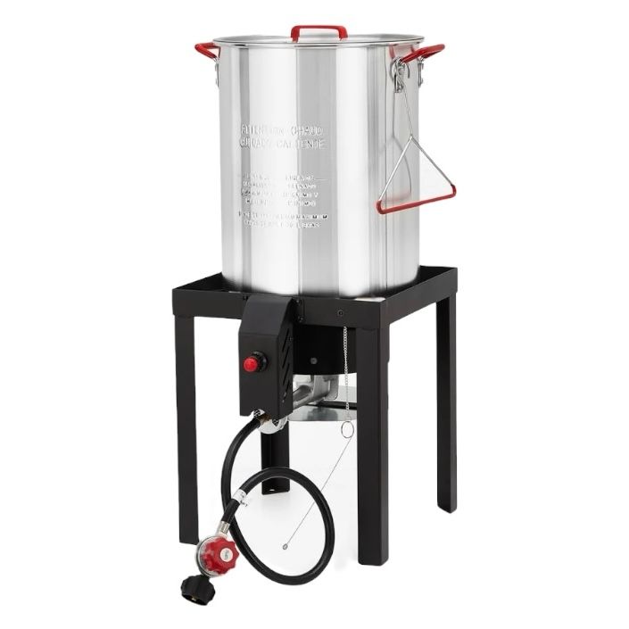 30 Qt Turkey Deep Fryer & 10 Qt Fish Fryer Kit