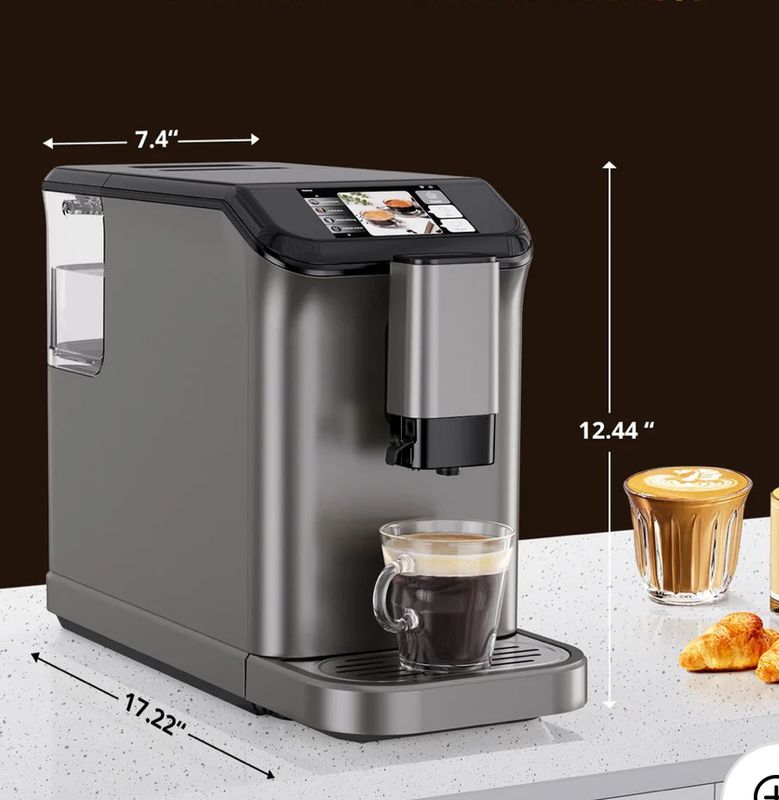 Espresso machine with grinder - touch screen 20 bar