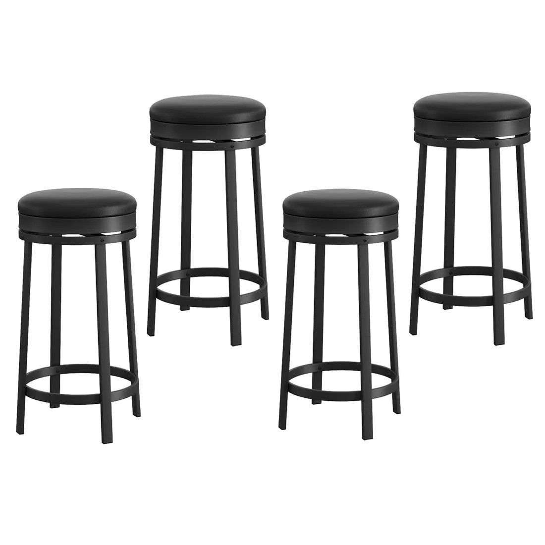 24&#39;&#39; Swivel Bar Stools Set of 4
