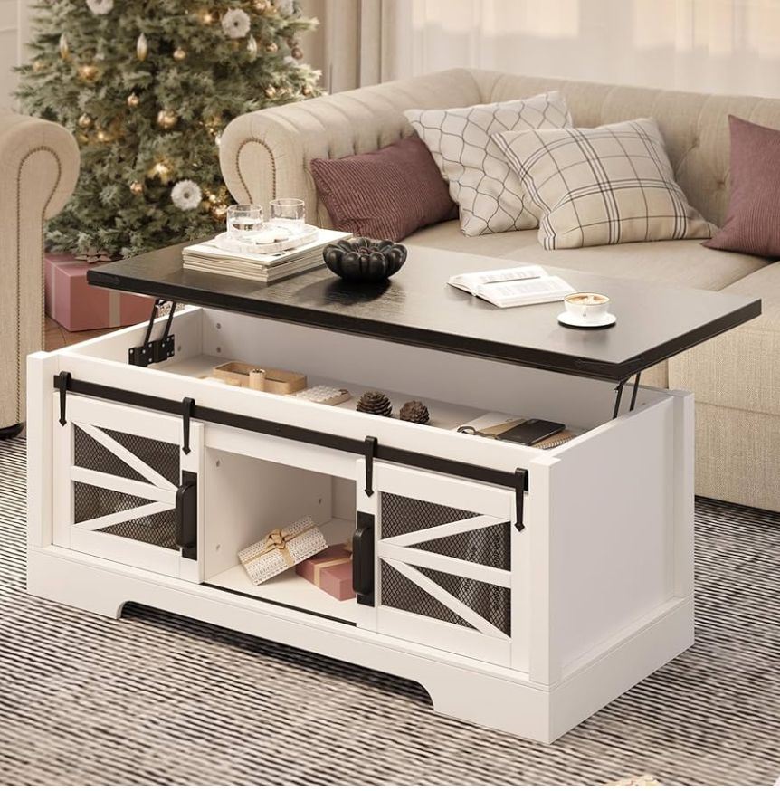 Farmhouse lift top coffee table