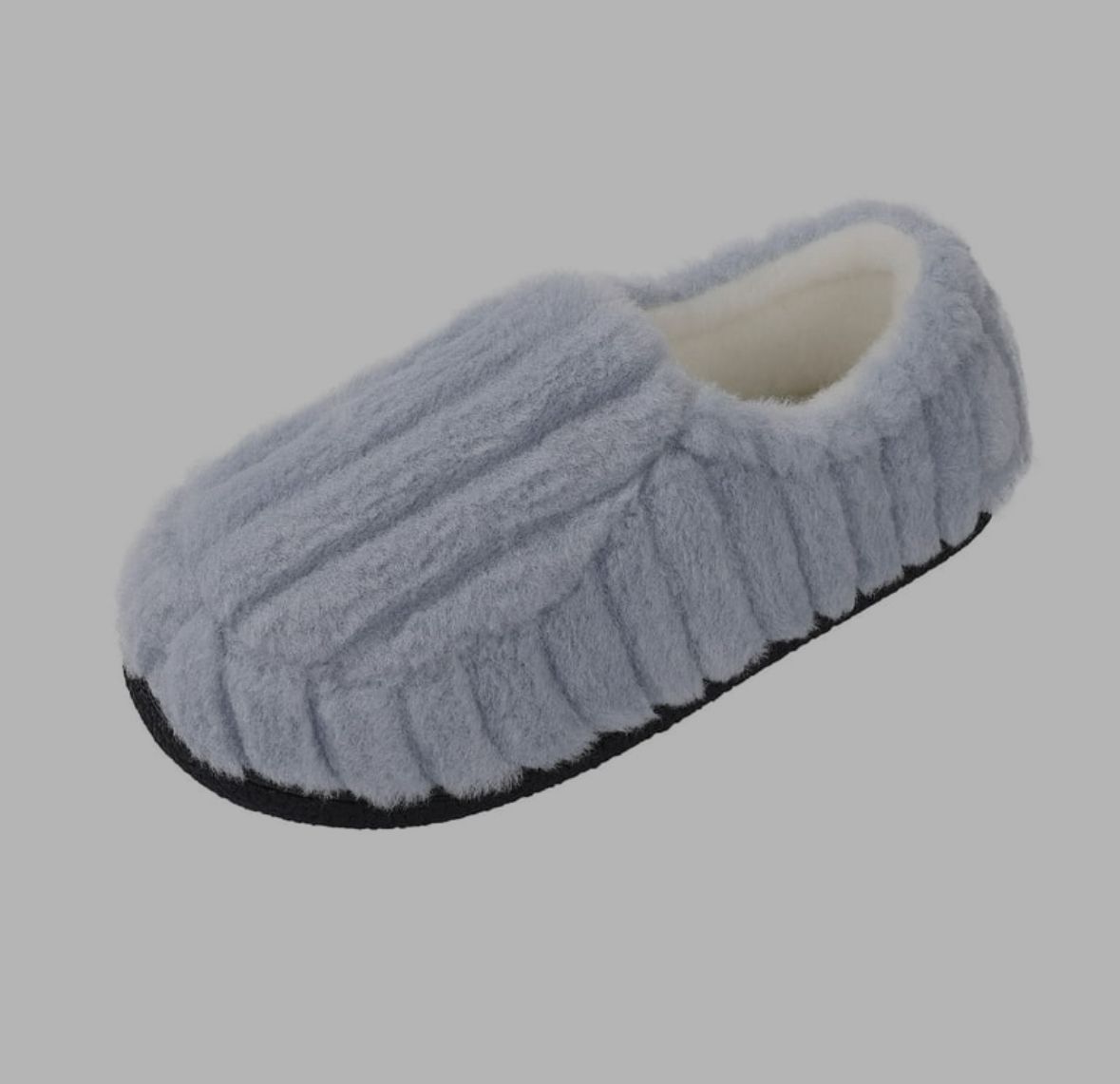 Plush house slippers - women’s size 9-10