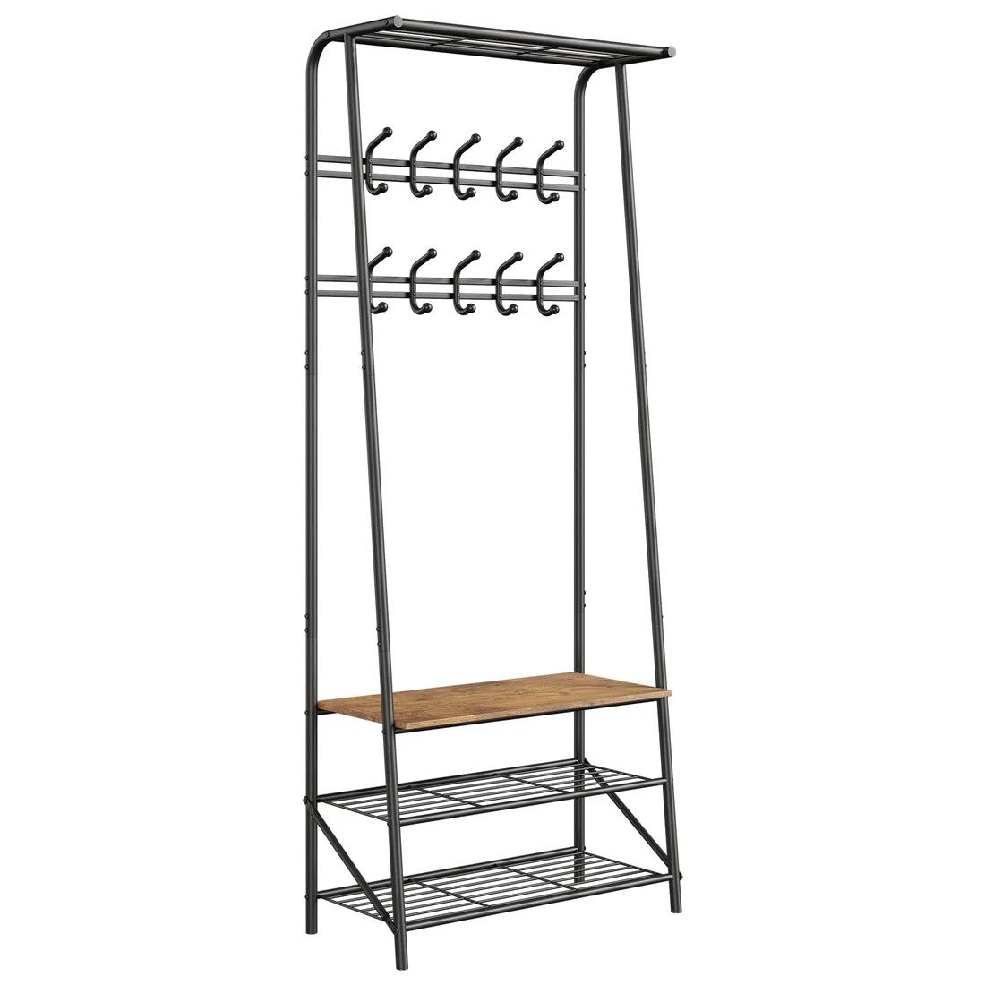 Coat Rack Shoe Bench