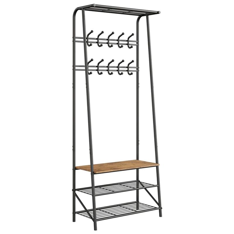 Coat Rack Shoe Bench