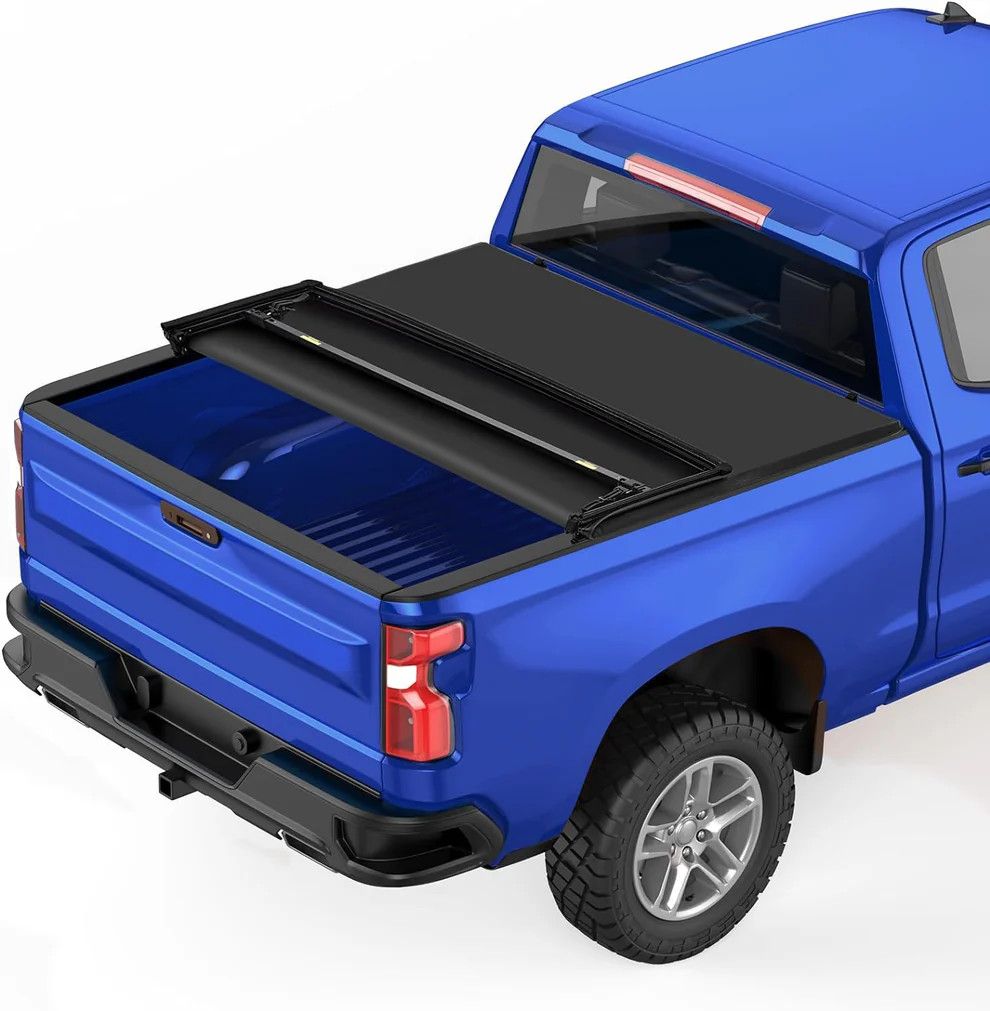 Truck Bed Cover Waterproof PVC Reinforced Design All-Weather Fit 15-24 F-150