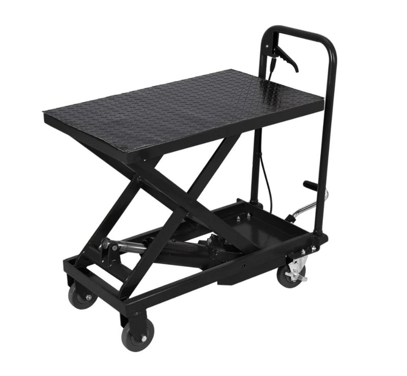 Hydraulic lift table cart 500lbs