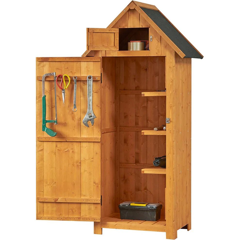 Outdoor Wooden Storage Shed